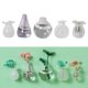 thumbnail image 4 of Florero Del Jarrón Flores Refrigerador Magnet 3D Ceramic Vases Nevera Mini (C 5pcs), 4 of 9