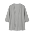thumbnail image 5 of Posijego Womens Plus Size Cardigans 3/4 Sleeve Open Front Lightweight Causal Soft Cardigan Summer Loose Cover ups Jackets, 5 of 7