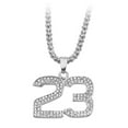 thumbnail image 1 of Number Necklace Personalized Necklace Men Women Neck Chain Number 23 Necklace, 1 of 7