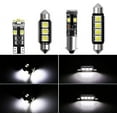thumbnail image 3 of Bombillas LED 6000-8000K 12V Bombillas blancas Mini bombillas interiores Kit de luz de matrícula de coche 21 piezas, 3 of 5