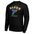 thumbnail image 2 of Men's Starter  Black St. Louis Blues Team Logo Fleece Pullover Sweatshirt, 2 of 3