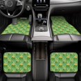 thumbnail image 7 of Fuzoiu Cartoon Frog And Lotus Leaf Print Carpet Floor Mats for Car,Car Foot Mat Set,Universal Fit 4 Piece Mat Pad Set,Fits Most Cars Trucks Vans Sedans SUV Auto Carpet Mat Se, 7 of 7