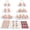 Bright White, variant on Dessert Cupcake Stand, 5pcs Dessert Table Display Set, 3 Tiered Cup Cake Holder Tower Stand Riser& Cookie Serving Trays for Wedding, Tea Party, Birthday, Baby Shower