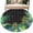Black, variant on Summer Botanical Round Area Rug 8Ft Washable Large Circle Rugs for Living Room Dorm, Tropical Monstera Palm Leaf Black Non-Slip Carpet Floor Mats Indoor Outdoor Carpet Runner Aesthetic Home Decor