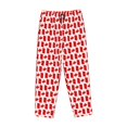 thumbnail image 6 of Uemuo Canada Pattern Women's Wide Leg Palazzo Lounge Pants with Pockets Light Weight Loose Comfy Casual Pajama Pants-X-Large, 6 of 9