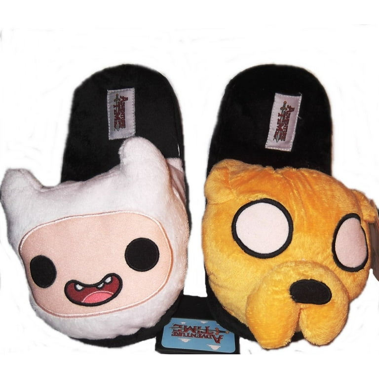Slippers Adventure Time Plush Doll Finn Jake New Medium M