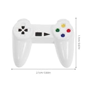 IBASETOY Realistic Mini Gamepad Tiny Game Controller Alloy 2Pcs