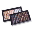 thumbnail image 3 of Ring Earring Display Tray Dust-proof Storage Box Bangle Organizer Display Dust-proof Storage Ear Stud Jewelry Holder Organizing Home Dresser Black, 3 of 9