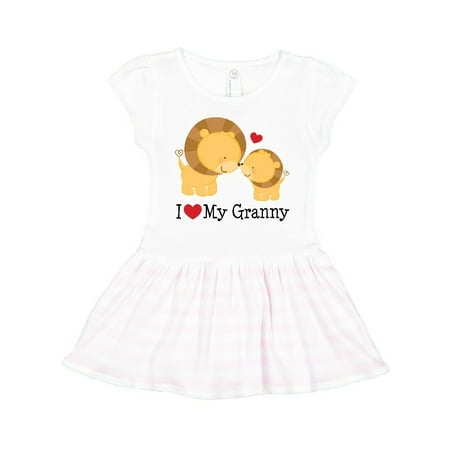 

Inktastic I Love My Granny Gift Toddler Girl Dress