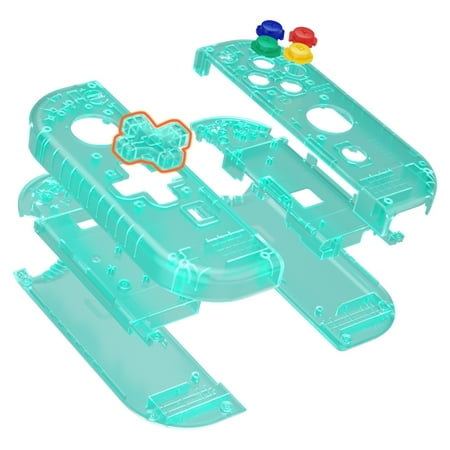 eXtremeRate Emerald Green Replacement Housing w/Full Set Buttons for Nintendo Switch/OLED Joycon