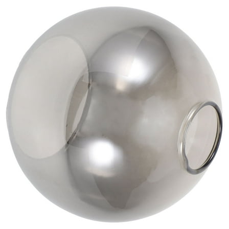 Hemobllo Light Grey Glass Globe Shade for Wall Sconce Light Fixture