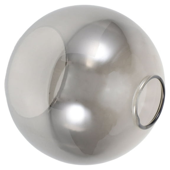 Hemobllo Light Grey Glass Globe Shade for Wall Sconce Light Fixture