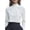 White, variant on Elegant Cowl Neck Blouse Women Long Sleeve Satin Top Flowy Fabric Chic Neckline Office To Evening Wear Modern Feminine Silhouette XL Size White
