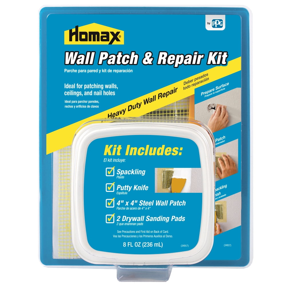 Drywall Patch and Repair Kit  5" X 5" Peal and Stick Fire Wall Rated 
