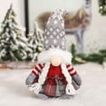 thumbnail image 2 of Christmas Decorations, Christmas Gnomes Plush Decorations for Home Window Table Fireplace Shelf Sitter Christmas Party Decoration Gifts(Gray), 2 of 6