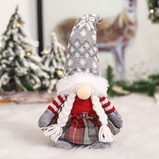 Adorno de muñecos de tela de punto sin rostro para pareja | Figura decorativa de hombre del bosque desnudo | Personaje de peluche hecho a mano para exhibir en la mesa o estante del hogar