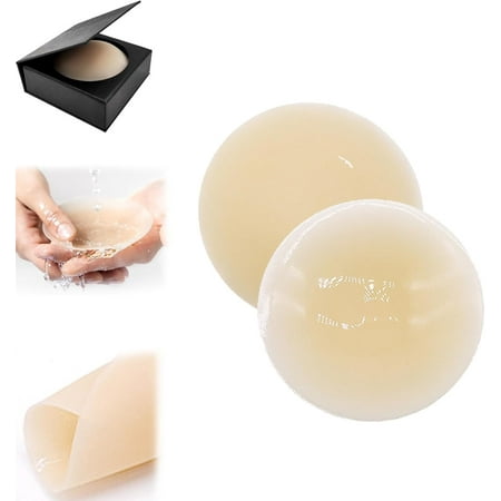 Boobas Sticky Bra  Boobas Sticky Bra Push Up  Ticky Adhesive Silicone Pasties - Reusable Pasty Covers