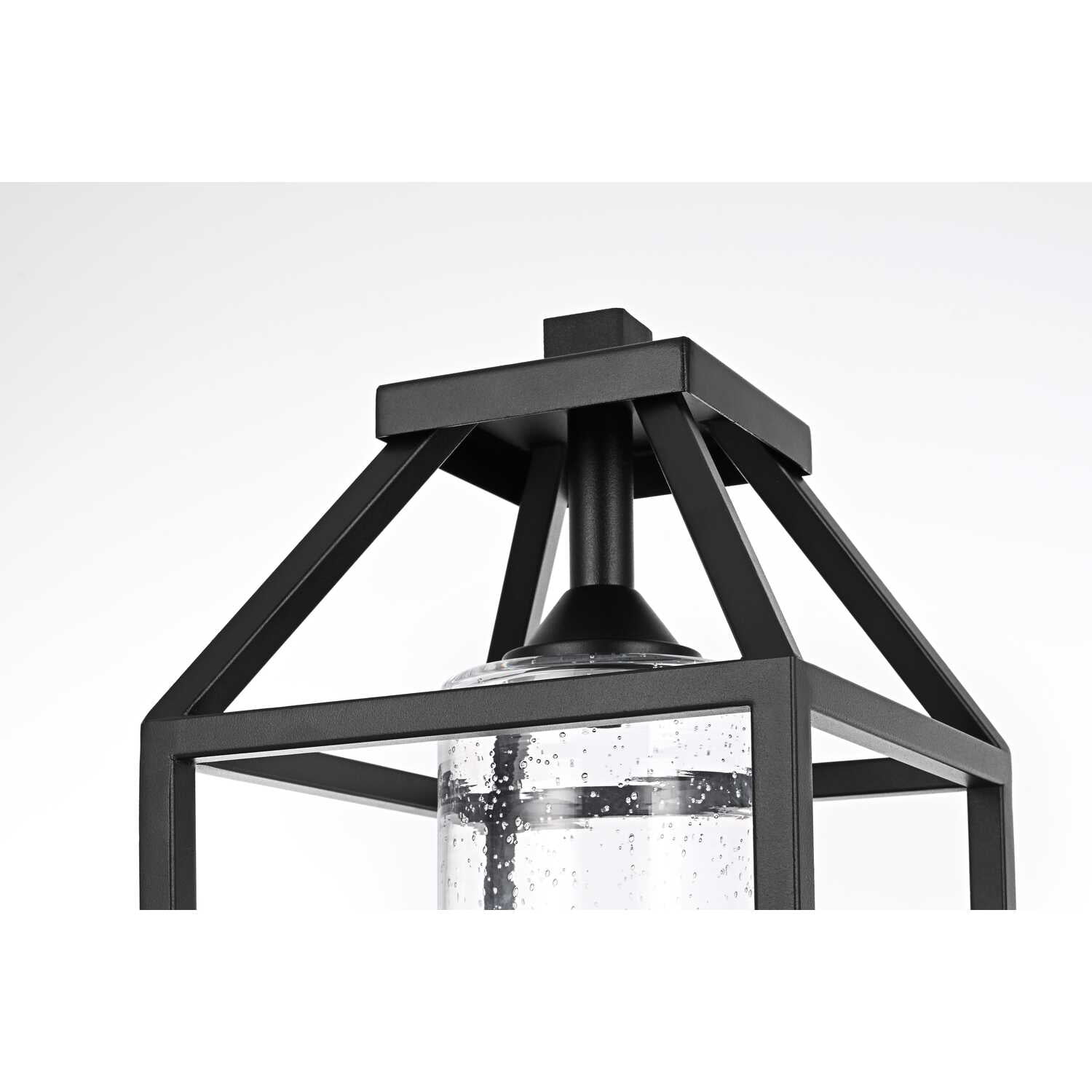 Elegant Lighting Zora 21" Outdoor Post Light in Black