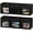 Black, variant on SpaceAid Storage Cubes with Clear Windows, Set of 6 Fabric Bins, 11 Inch, Gray