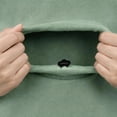 thumbnail image 3 of lcziwo Cat Pouch Hoodie Women Pet Hoodies Oversized Dog Carrier Hooded Sweatshirt with Carrying Pockets 2026 Army Green,S, 3 of 8