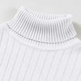 thumbnail image 3 of fatyb Sweater for Men Turtleneck Casual Knitted Pullover Stretch Long Sleeve Mens Fall Winter Warm Tops, 3 of 5