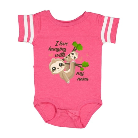 

Inktastic Hanging with My Nana Gift Baby Boy or Baby Girl Bodysuit