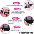 thumbnail image 3 of Dog Life Jacket Pet Safety Vest,Adjustable Lifesafer Swimming Vest, Dog Life Jacket for Swimming,Reflective Preserver with Rescue Handle for Small Medium and Large Dogs (XX-Large, Pink), XXL, 3 of 7