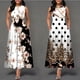 thumbnail image 2 of Vestido Largo Sin Mangas Mujer Impreso Dobladillo Grande Bohemio Retro Cómodopangjing, 2 of 4
