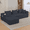 Black, variant on DELMANGO Modular Sectional Sofa with L-Shape Chaise, Corduroy Boneless Couch Set for Living Room, No Assembly Required, Beige