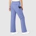 thumbnail image 2 of Wink WonderFLEX Grace - Women's Flare Leg Cargo Scrub Pant, Ceil Blue, 5X, 2 of 7