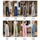 thumbnail image 5 of Pantalones cargo casuales de estilo japonés de cintura alta y pierna recta para mujer, versión delgada de verano 2024, pantalones de montaña pequeños, 5 of 5