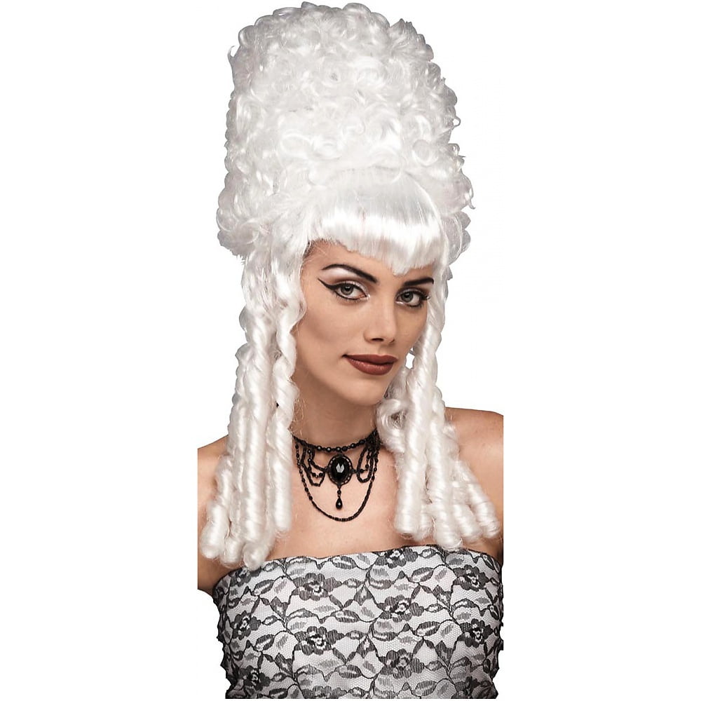 Historical White Wig Adult Costume Accessory