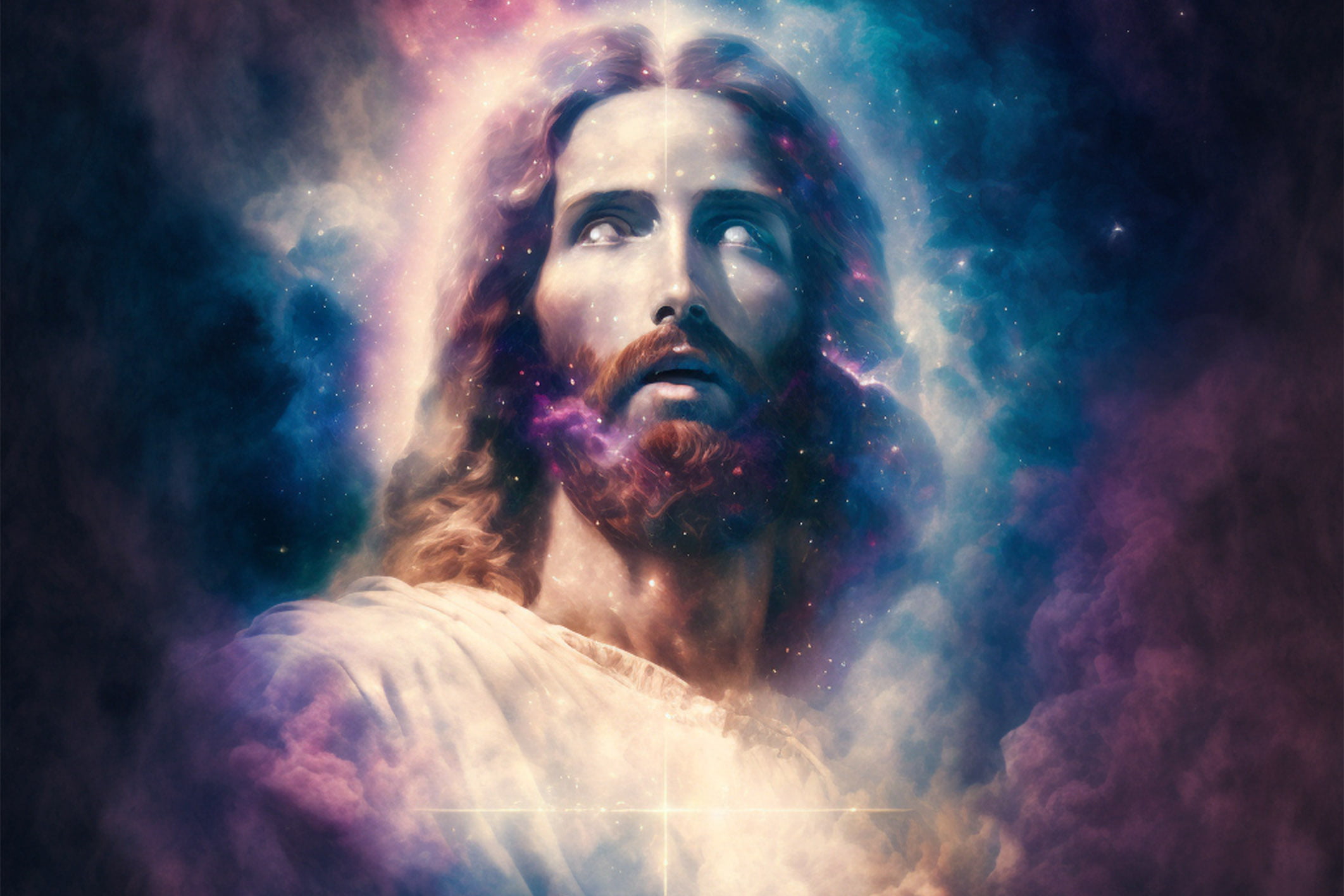 24x36 gallery poster, Jesus Christ intergalactic p7 - Walmart.com