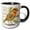 Black/White, variant on 3drose, Christmas Robin Winter Watercolor, 15oz Mug