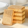 thumbnail image 3 of LAICAIW Sponges for Dishes, 2-Sided Kitchen Reusable Compostable Natural Plant Based Scrubber Cleaning Pad Scrub Sponge Dish Cleaner(12PCS), 3 of 7
