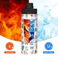 thumbnail image 5 of Fotbe Hello Summer Cat Pattern 18 Oz Sports Insulated Kettle Vacuum Cup Stainless Steel Travel Mug Cup Thermal Flask,Insulated Kettle for Cycling Gym Basketball Outdoor, 5 of 7