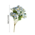 thumbnail image 3 of Valentine's Day Artificial Bouquet, Maintenance-Free Plastic Flower Arrangement, Romantic Gift for Home Desktop Bookshelf Gift Box Decor Wedding Decorations Pink White Blue, 3 of 6