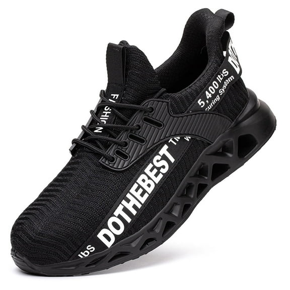 XQJ Steel Toe Shoes Men Women Lightweight Comfortable Work Shoe Anti-Puncture Safety Sneakers Steel Toe Work Safety Boots