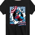thumbnail image 3 of Marvel Captain America - Panels - Toddler and Youth Short Sleeve Graphic T-shirt, 3 of 5