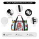 thumbnail image 4 of Balery Funny Christmas Gnome Bolsa de Gimnasio para Mujeres, Bolsa de Viaje con Bolsillo Húmedo, Bolsa de Fin de Semana para Mujeres, Bolsa de Viaje Resistente al Agua, 4 of 7