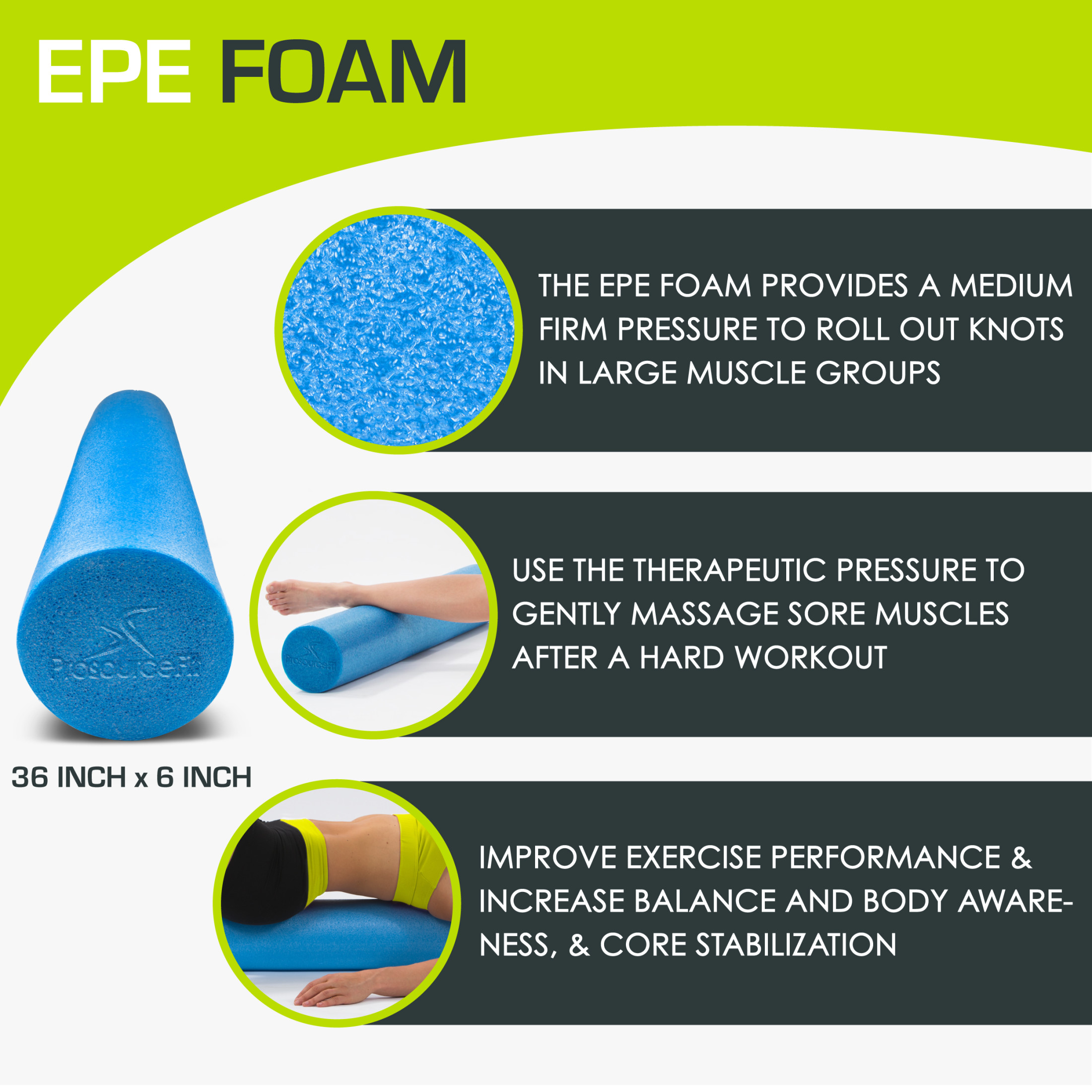Prosourcefit Flex Foam Rollers for Muscle Therapy photo 3