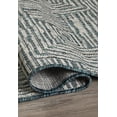 thumbnail image 5 of FH Home Outdoor Rug - Waterproof Easy to Clean Stain Resistant - Patio Indoor Outdoor Porch Deck Balcony Entryway - Geometric Modern - Budapest - Aqua - 7ft 8in x 9ft 8in, 5 of 5
