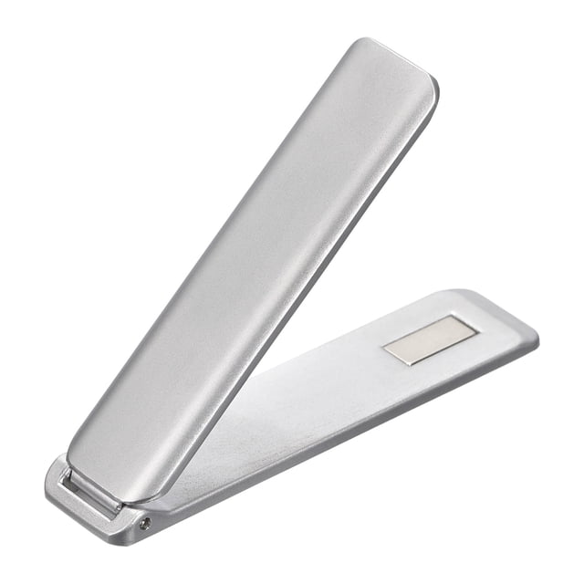 Unique Bargains Cell Phone Stands, Adjustable Angle Magnetic Phone Stand Silver Tone