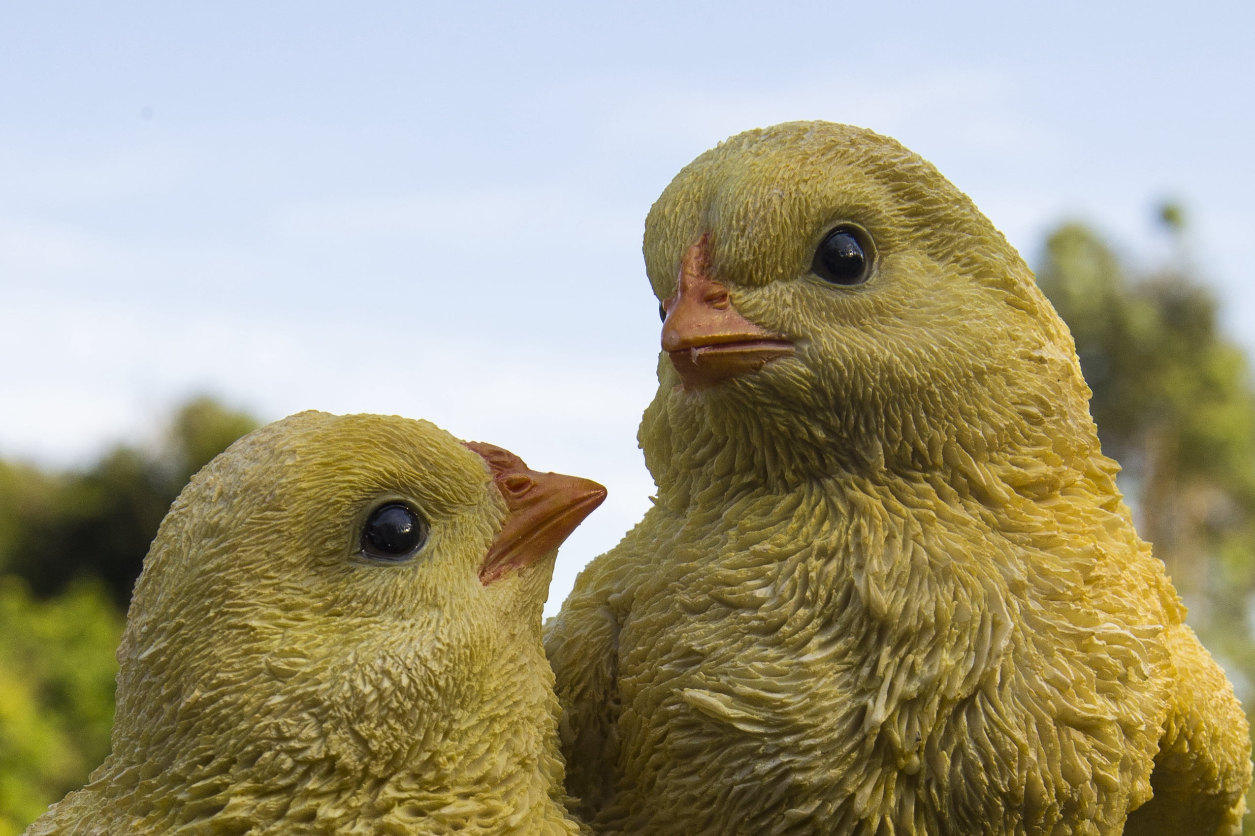 Playful Chicks Garden Statue