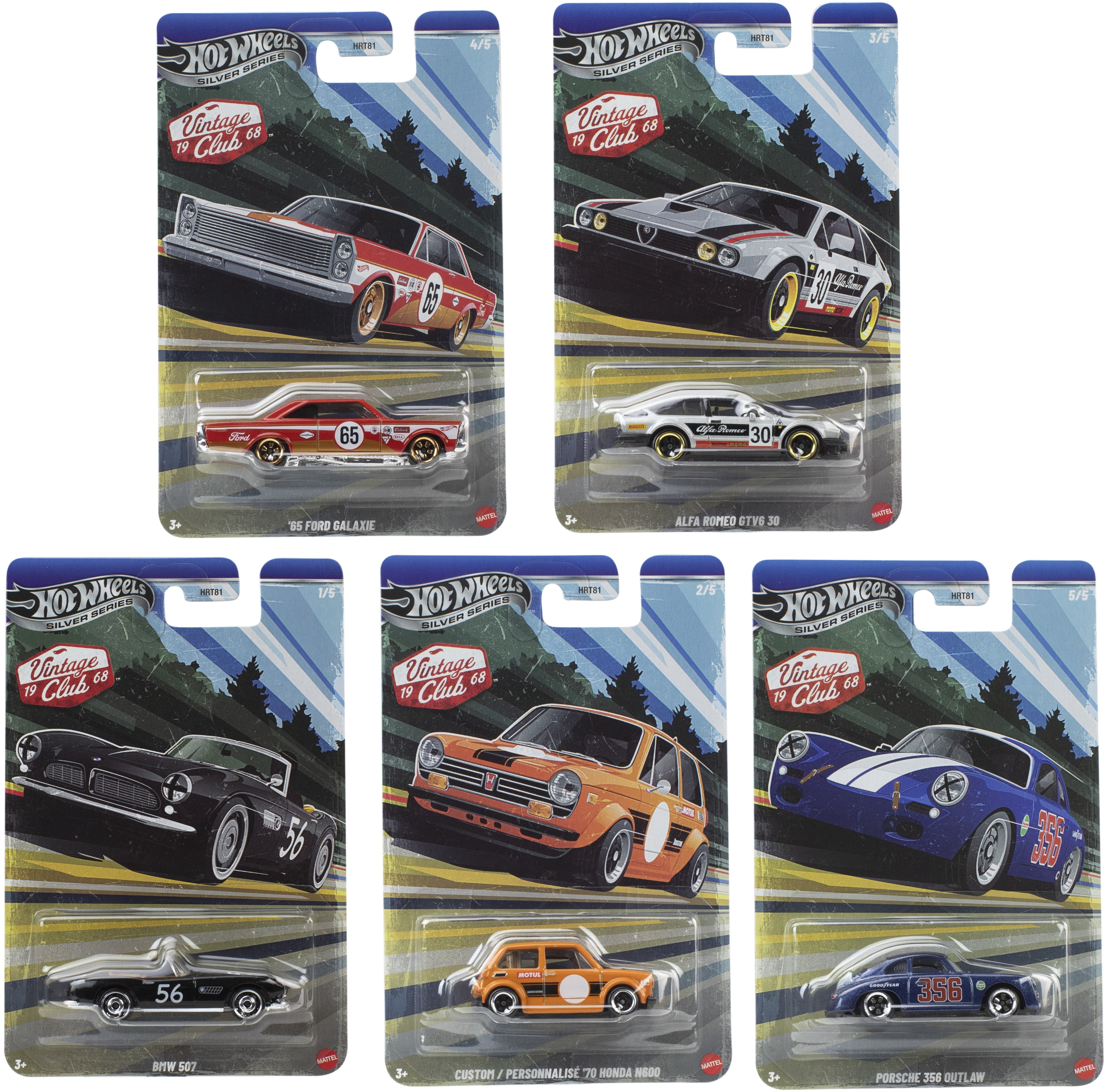 Hot Wheels 1:64 58th Anniversary 24-Piece J Assortment - Walmart.com