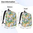 thumbnail image 3 of Naloa Colorful Fruits Canvas Backpack for Men Women Rucksack Casual Travel Daypack College Tote Satchel Bookbag for Teens-Small, 3 of 7