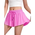 thumbnail image 6 of Girls Flowy Shorts 2-in-1 Athletic Butterfly Shorts with Inner Pockets, Elastic Waist Running Tennis Sports Shorts for Girls Summer Activewear, 6 of 6