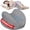 Grey, variant on Knee Pillow for Side Sleepers, Memory Foam Leg Pillow, | Heart-shaped design, high-density memory foam, raised edges, machine-washable cover, supports knee, hip and spinal alignment