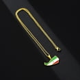 thumbnail image 6 of Aellinatey Somaliland Map Flag Pendant Necklace Dripping Oil Retro Stainless Steel Chain, 6 of 12
