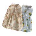 thumbnail image 1 of shenmeida Dog Dress Puppy Princess Floral Pattern Skirt Pet Apparel Clothes Doggie for Small Dogs Cats Spring Summer, 1 of 7